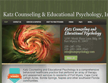 Tablet Screenshot of katzpsychology.com